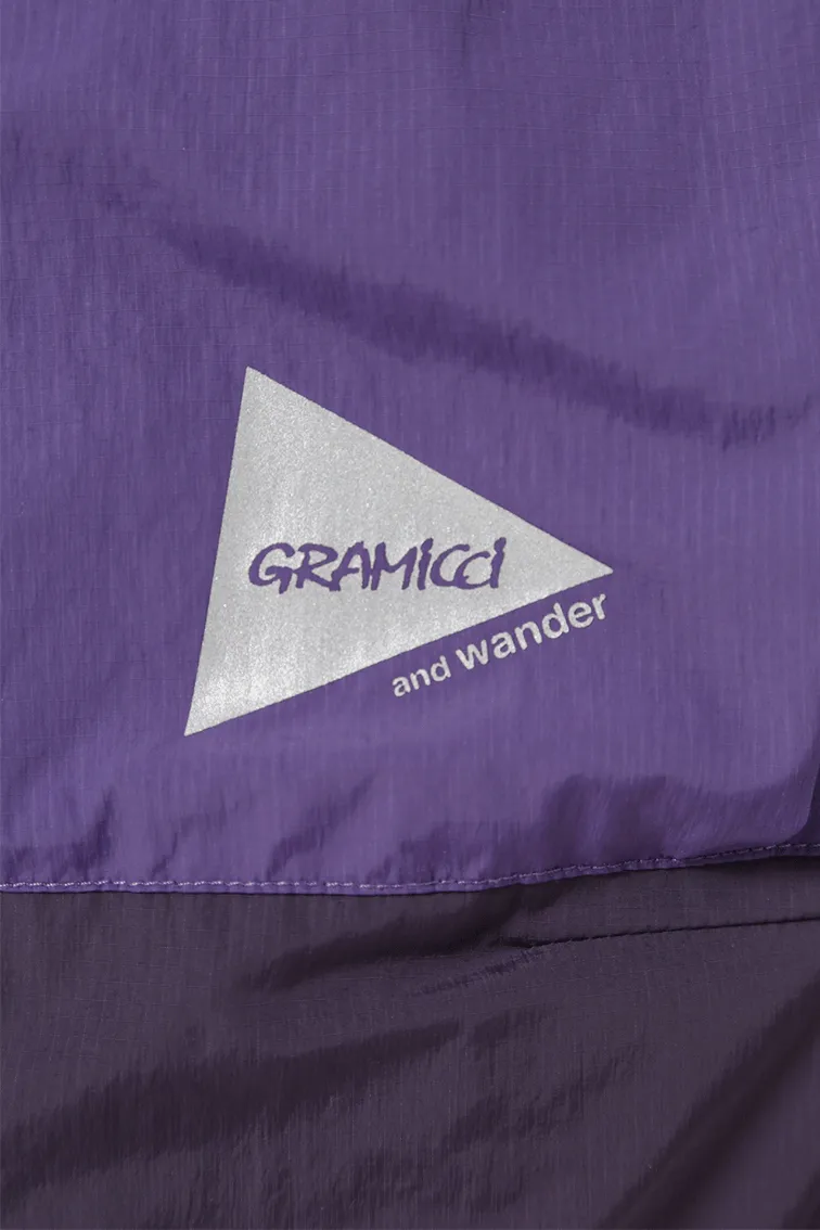 Gramicci x and wander Patchwork Wind Pant - Multi Purple