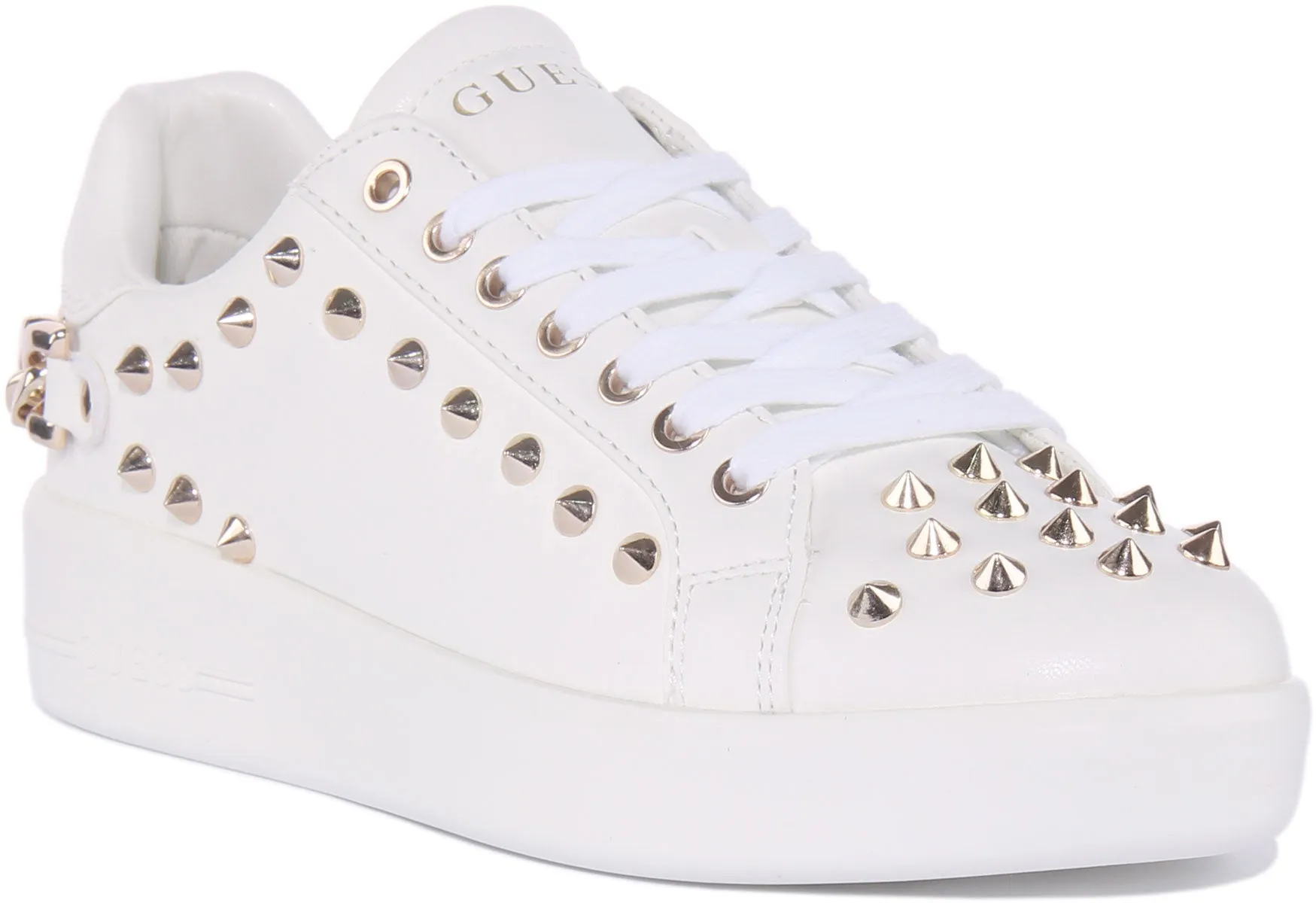 Guess Rennatta Studd In Cream For Women