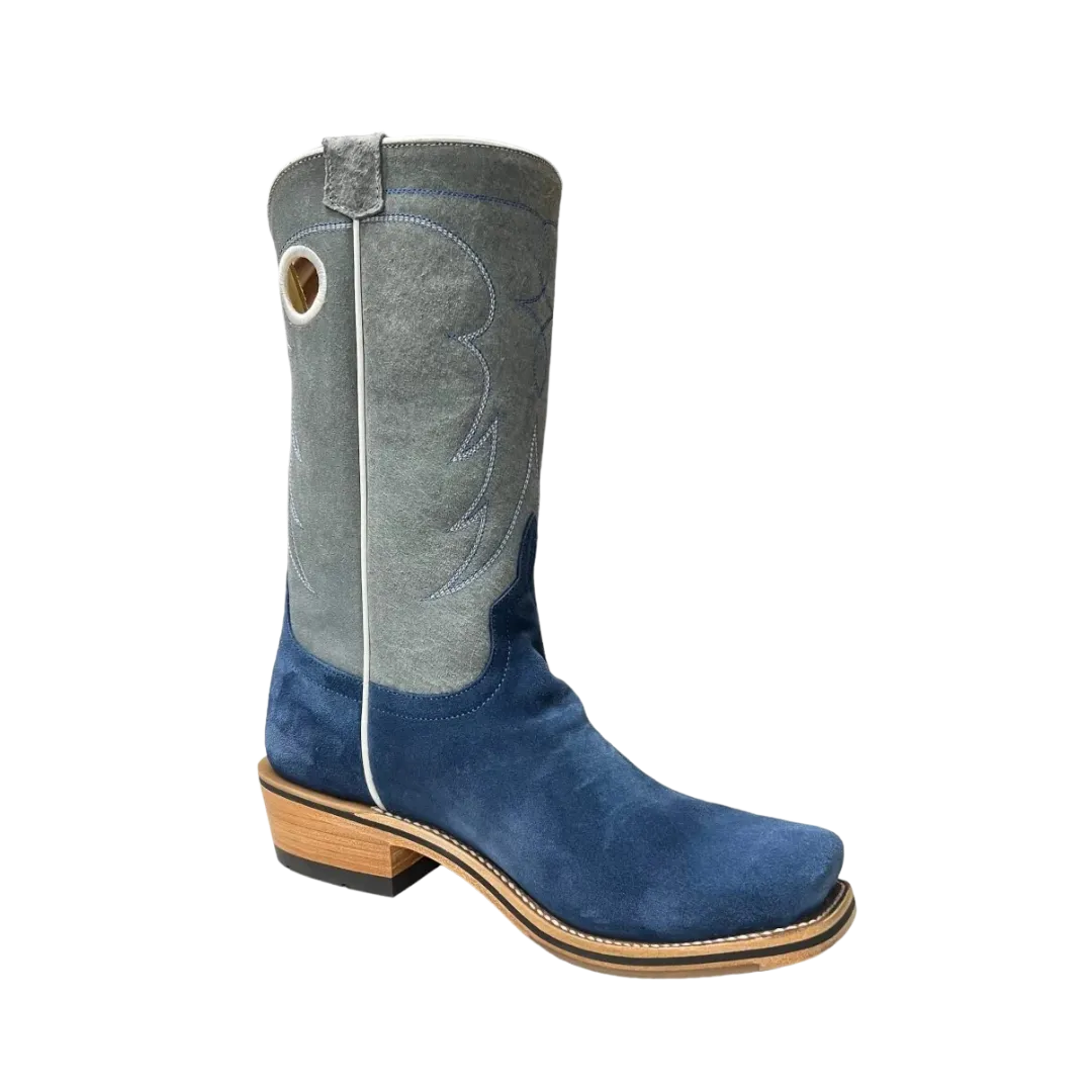 Horse Power Men's Top Hand Turquoise Suede Boot