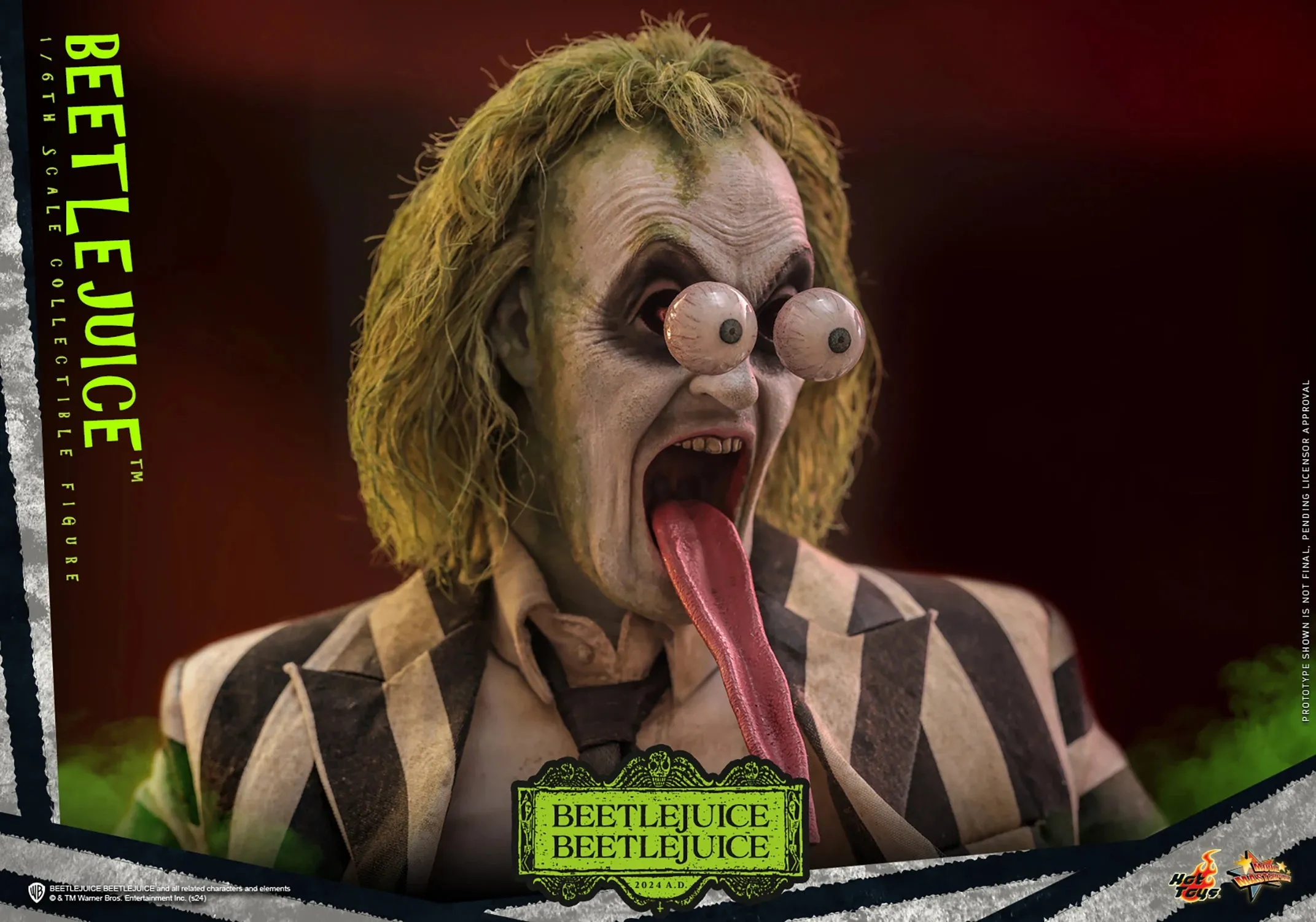 Hot Toys Beetlejuice Beetlejuice: Beetlejuice 1/6 Scale 12" Collectible Figure