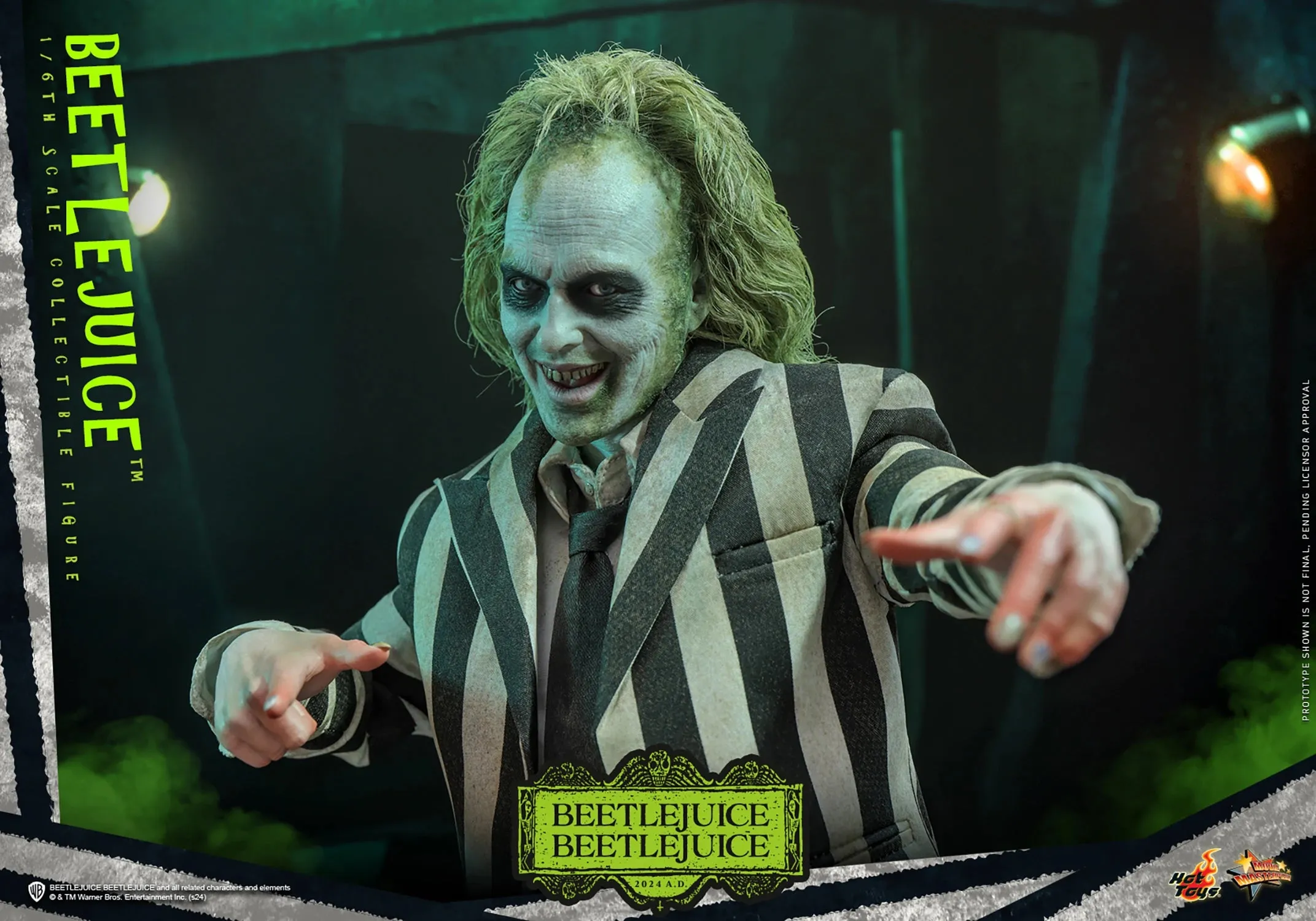 Hot Toys Beetlejuice Beetlejuice: Beetlejuice 1/6 Scale 12" Collectible Figure