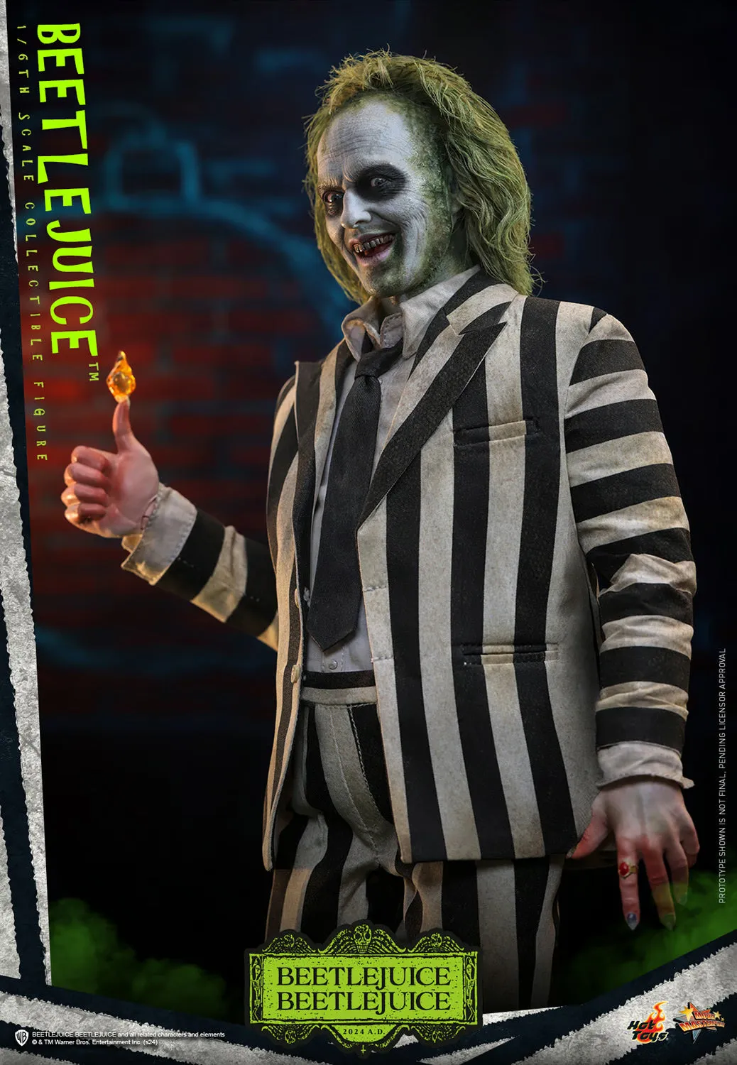 Hot Toys Beetlejuice Beetlejuice: Beetlejuice 1/6 Scale 12" Collectible Figure