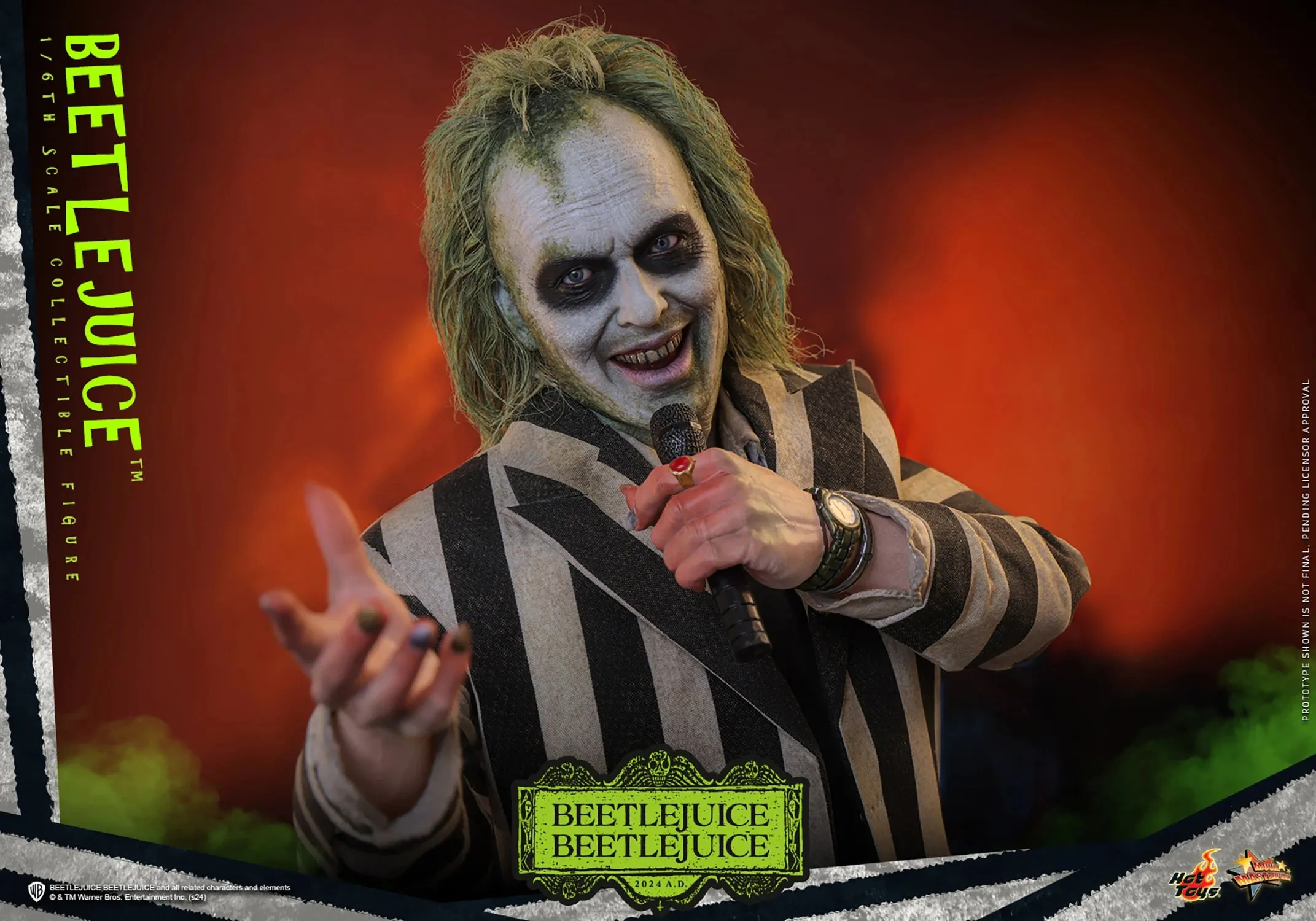 Hot Toys Beetlejuice Beetlejuice: Beetlejuice 1/6 Scale 12" Collectible Figure