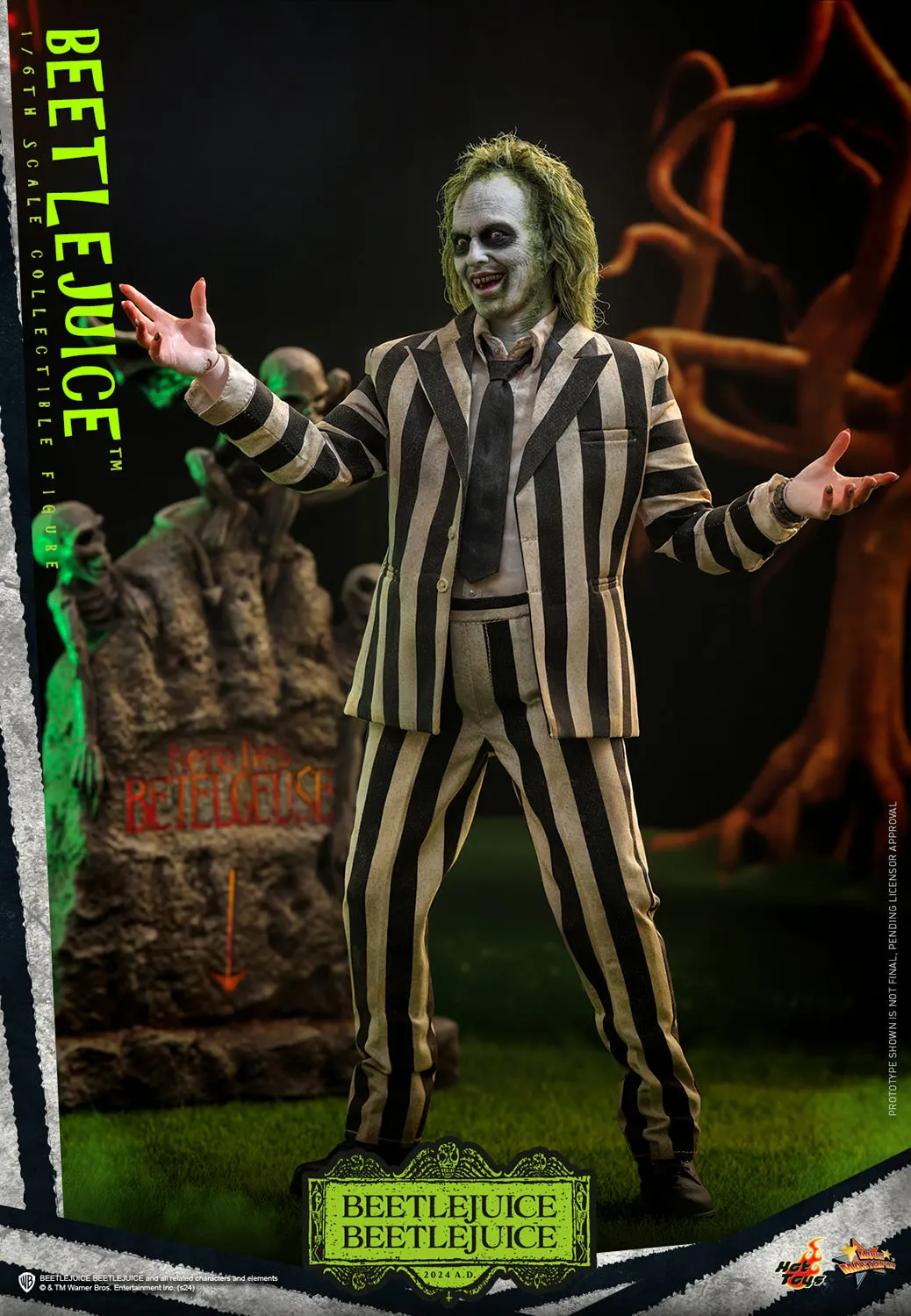 Hot Toys Beetlejuice Beetlejuice: Beetlejuice 1/6 Scale 12" Collectible Figure