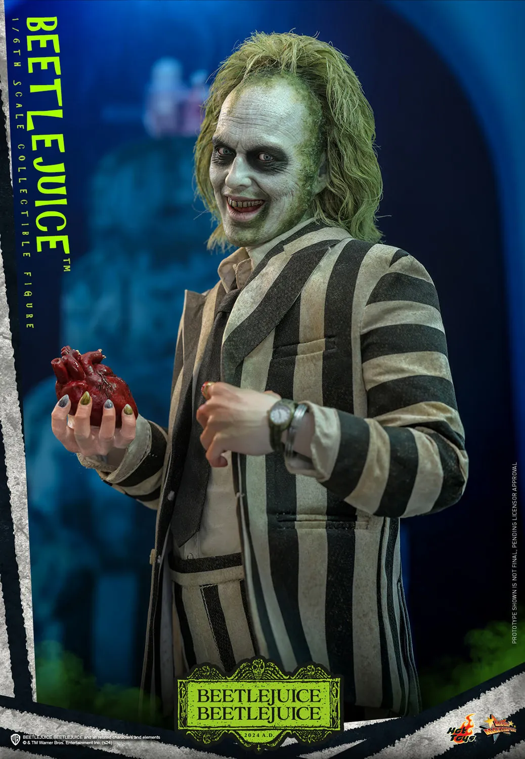 Hot Toys Beetlejuice Beetlejuice: Beetlejuice 1/6 Scale 12" Collectible Figure