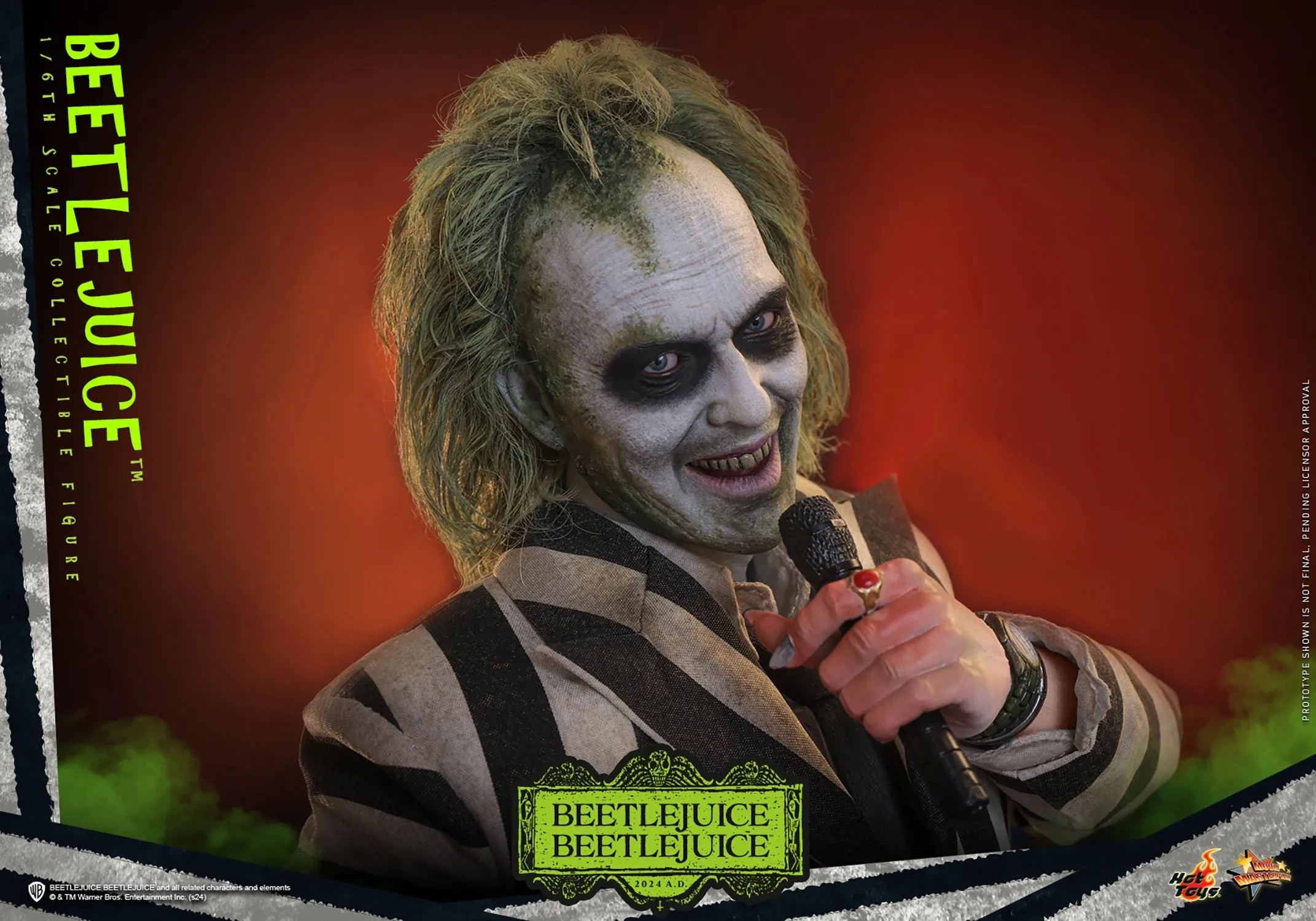 Hot Toys Beetlejuice Beetlejuice: Beetlejuice 1/6 Scale 12" Collectible Figure