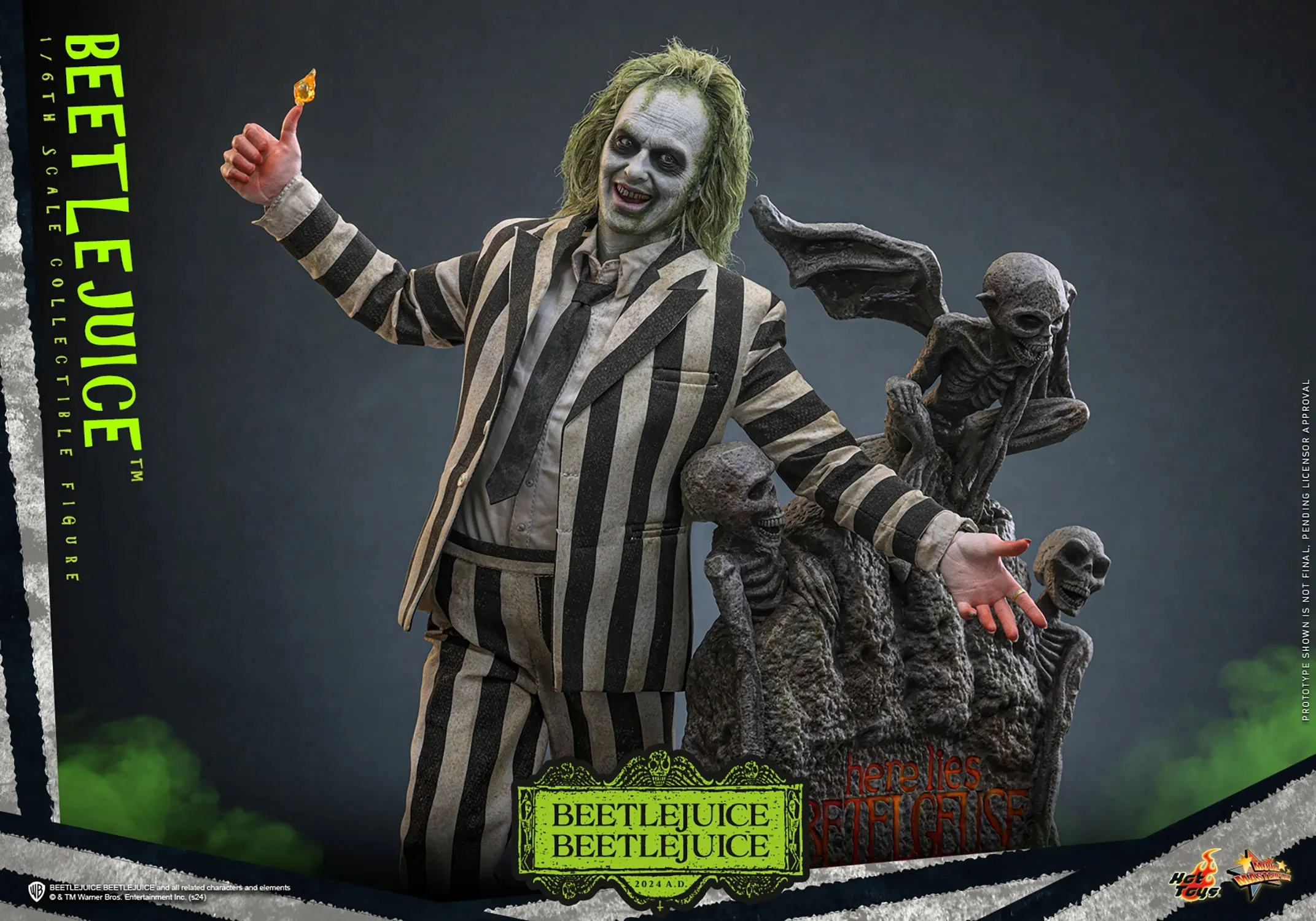 Hot Toys Beetlejuice Beetlejuice: Beetlejuice 1/6 Scale 12" Collectible Figure