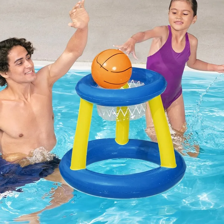 Inflatable Basketball Hoop Swimming Pool Entertainment Facilities, Size:59x59x49 CM