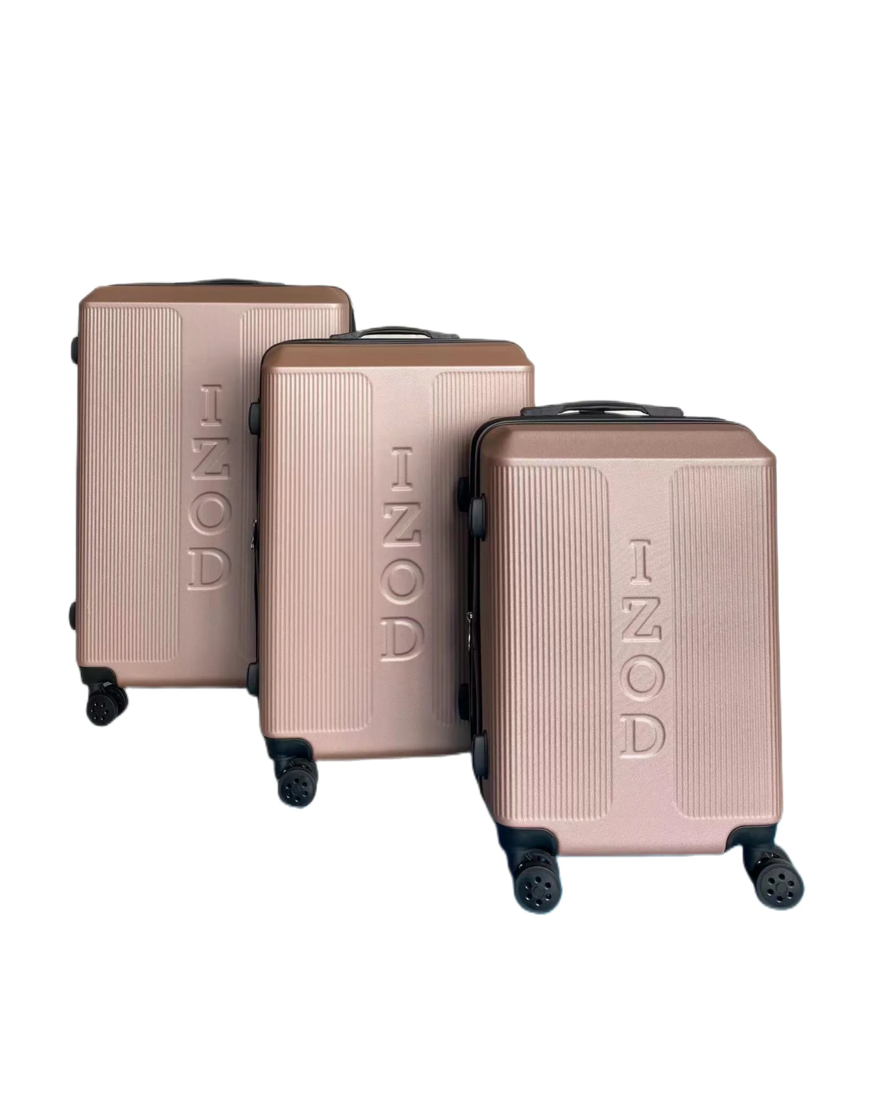 IZOD Skye Expandable ABS Hard shell Lightweight 360 Dual Spinning Wheels Combo Lock 28", 24", 20" 3 Piece Luggage Set