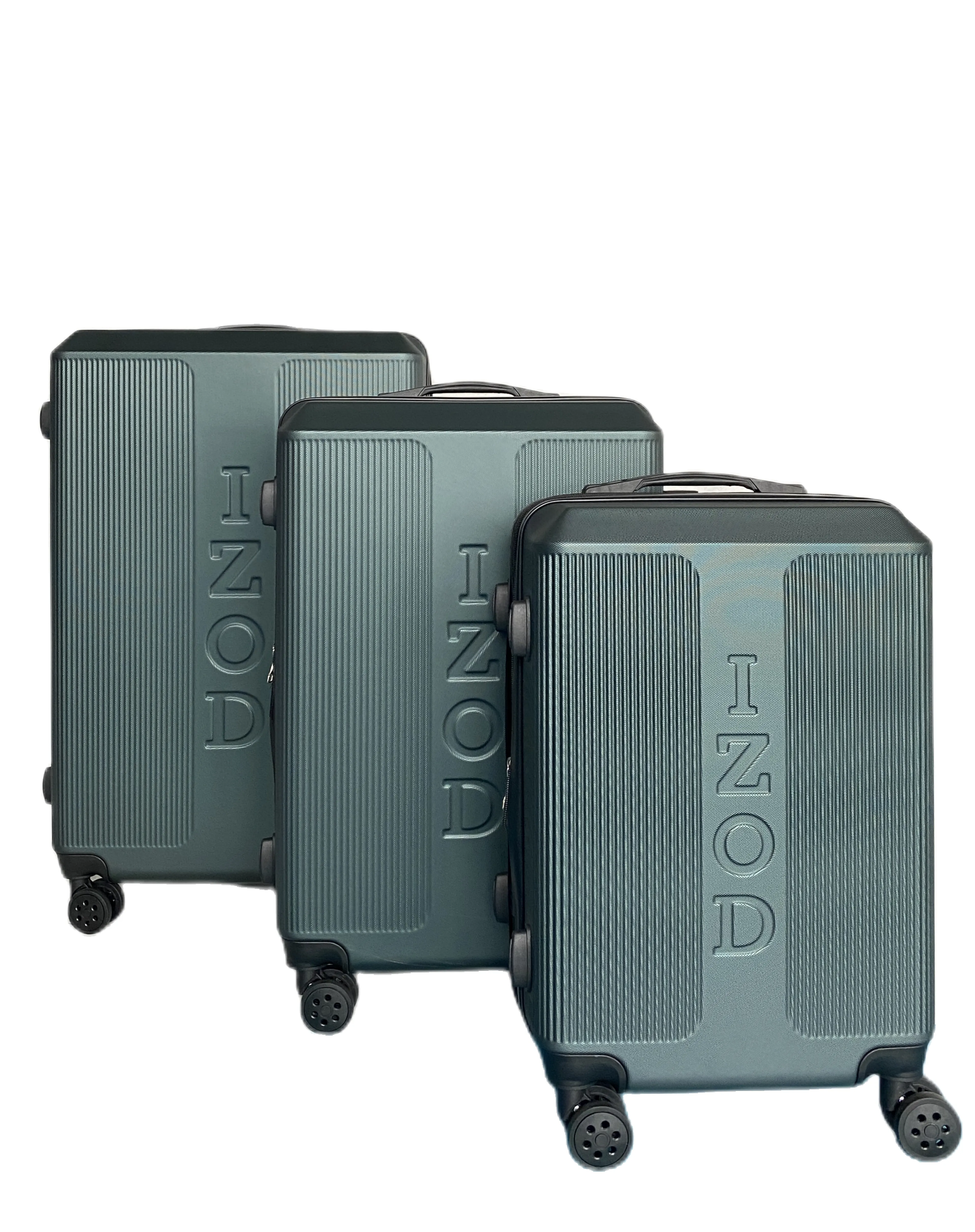 IZOD Skye Expandable ABS Hard shell Lightweight 360 Dual Spinning Wheels Combo Lock 28", 24", 20" 3 Piece Luggage Set