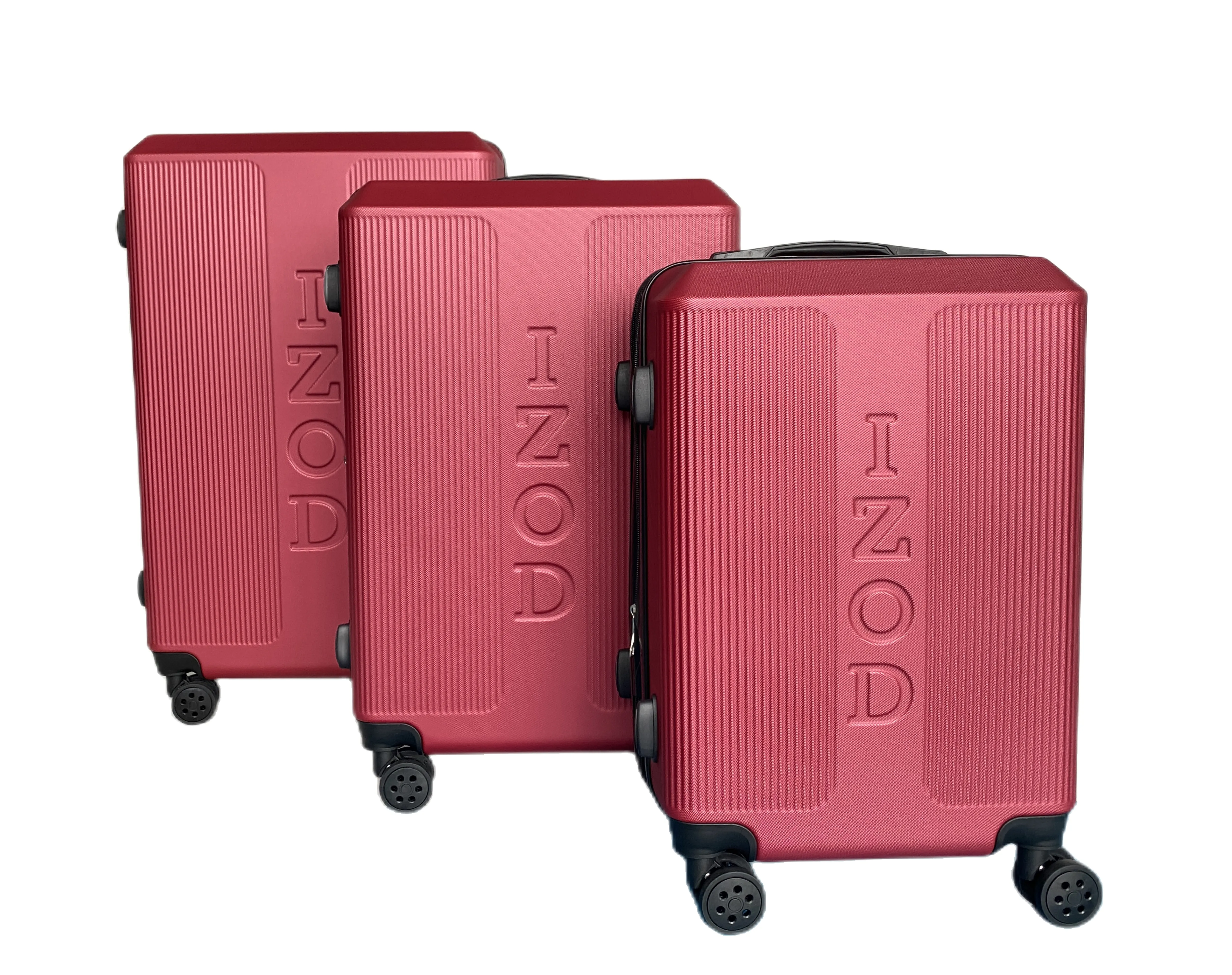 IZOD Skye Expandable ABS Hard shell Lightweight 360 Dual Spinning Wheels Combo Lock 28", 24", 20" 3 Piece Luggage Set