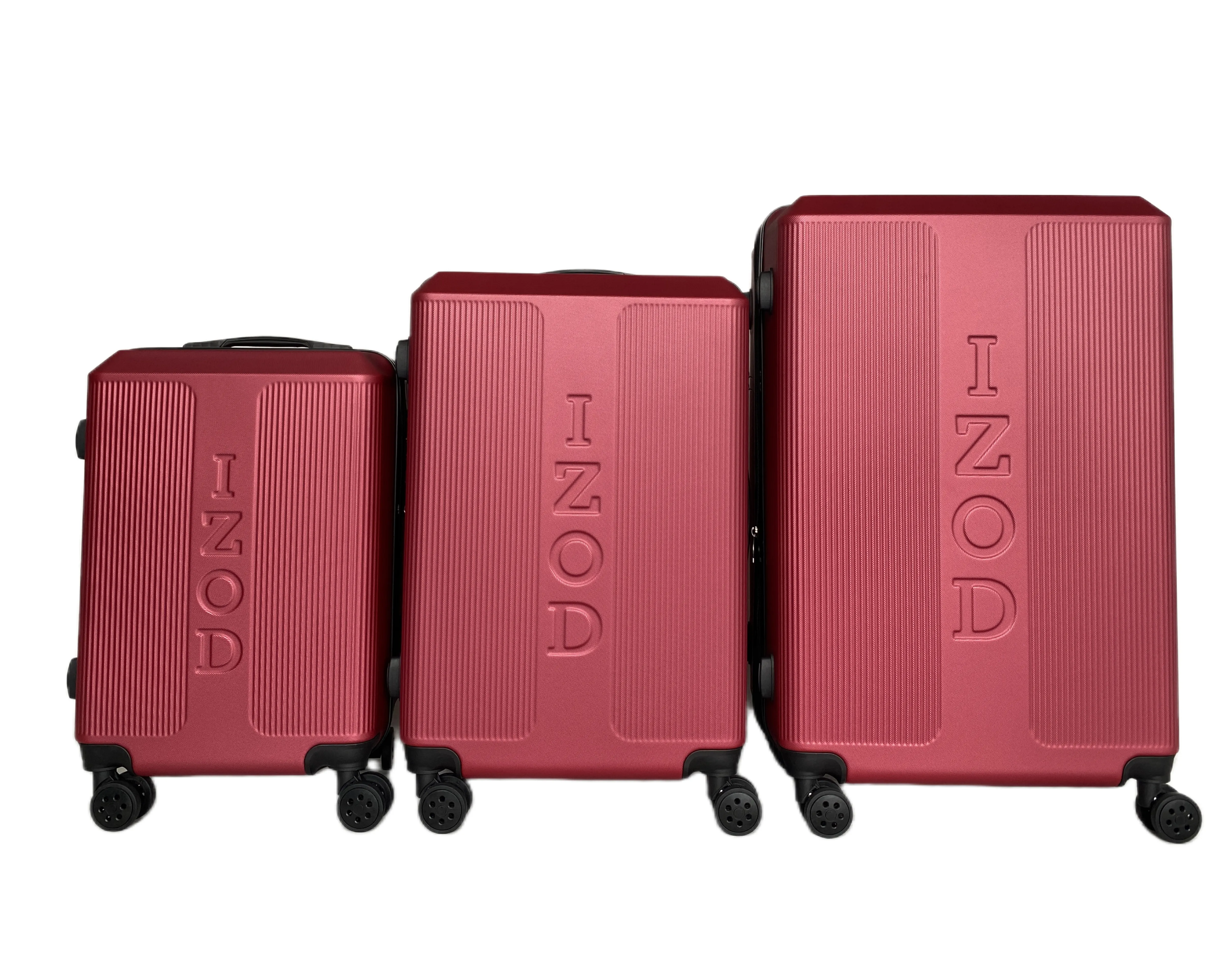 IZOD Skye Expandable ABS Hard shell Lightweight 360 Dual Spinning Wheels Combo Lock 28", 24", 20" 3 Piece Luggage Set