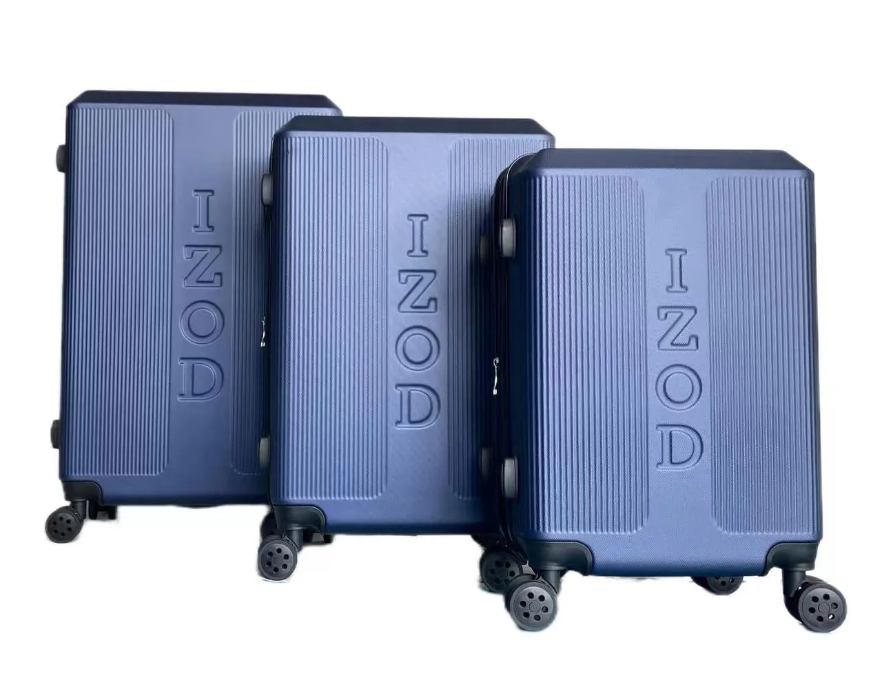 IZOD Skye Expandable ABS Hard shell Lightweight 360 Dual Spinning Wheels Combo Lock 28", 24", 20" 3 Piece Luggage Set