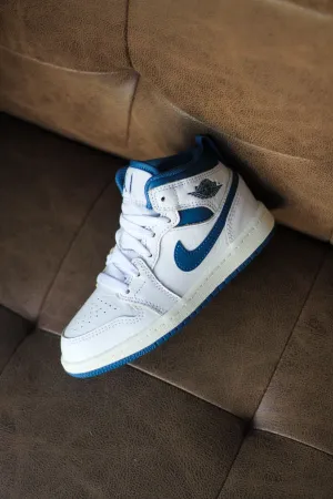 JORDAN 1 MID SE (PS) "INDUSTRIAL BLUE"