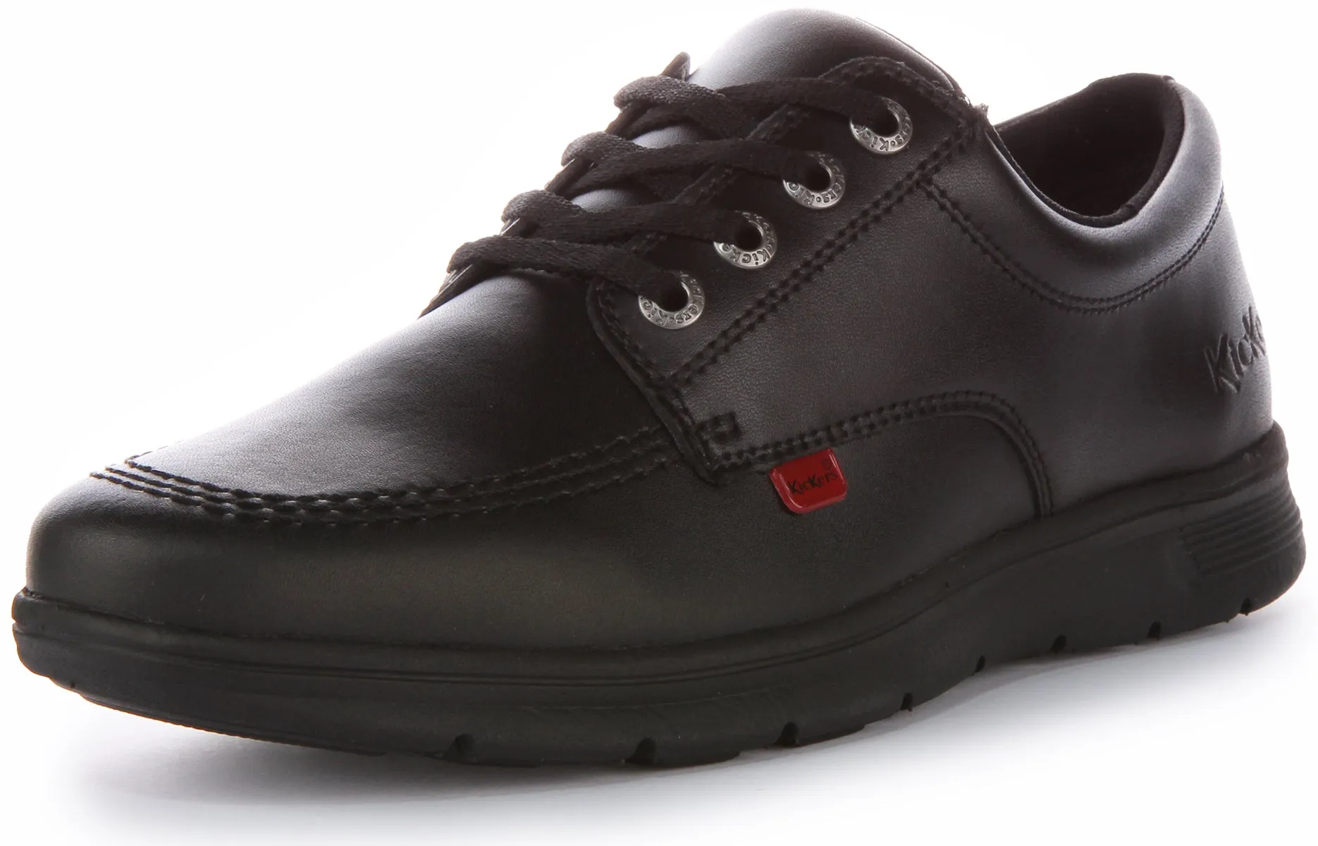 Kickers Kelland Lace Lo In Black For Juniors