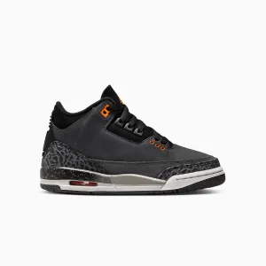 Kid's Air Jordan 3 Retro "Fear Pack" Pre School