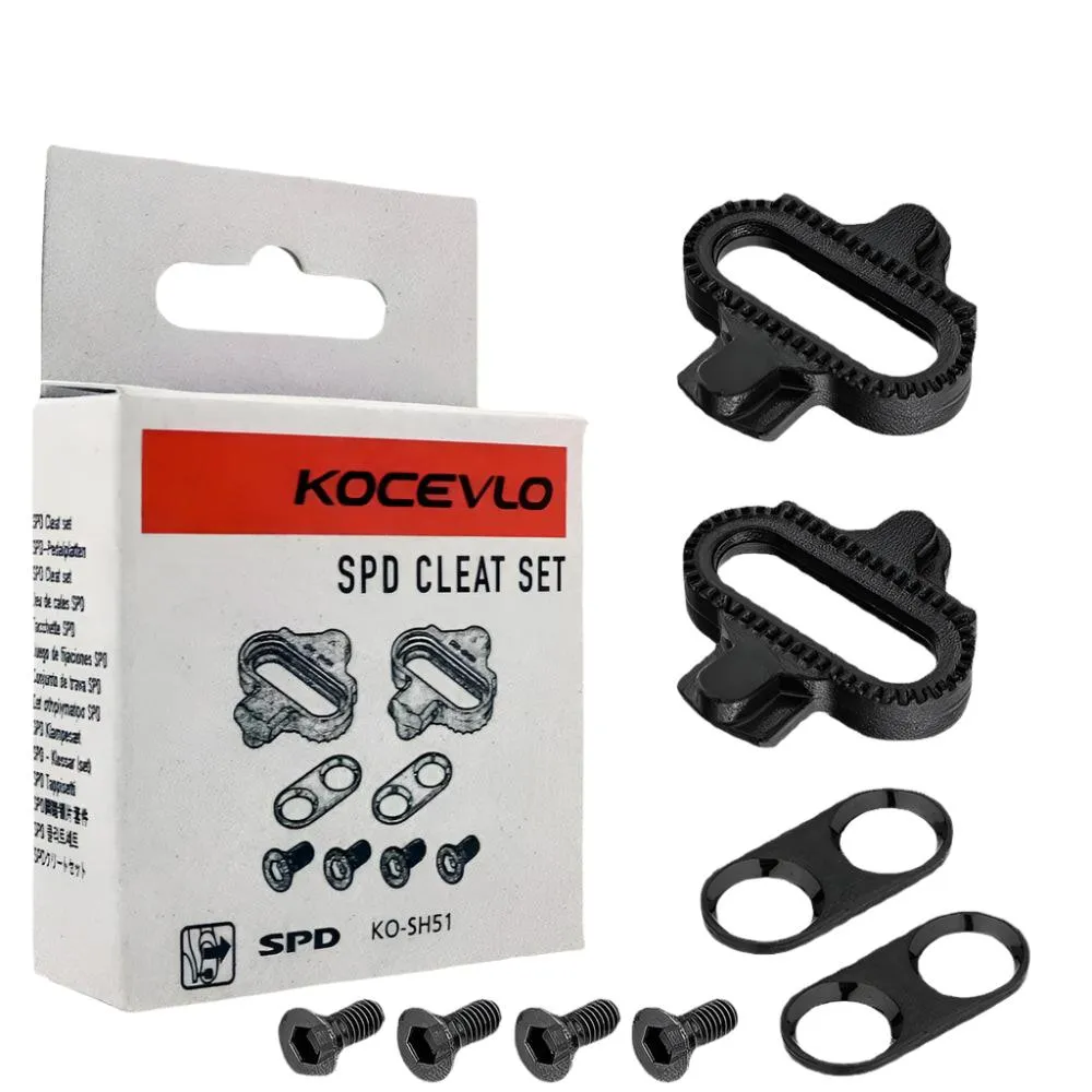 KOCEVLO SPD SH51 Pedais Grampo Set MTB Mountain Bike Bicicleta Ciclismo Grampo