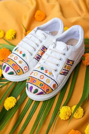 Kutchwork Embroidery Sneakers