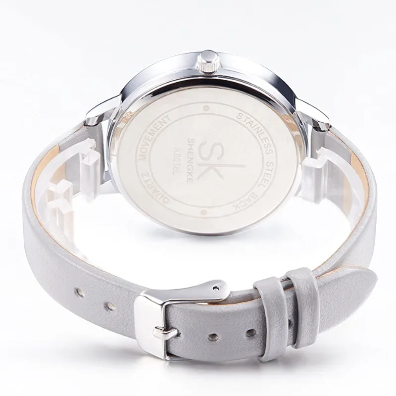 Leather Band Luxury Quartz Watches for Women