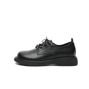 Low Cut Black Leather Shoes