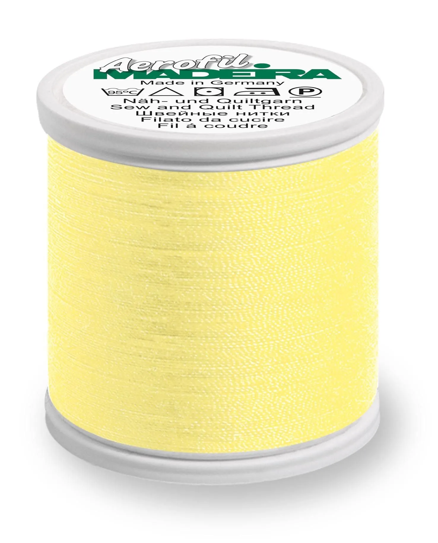 Madeira Aerofil 120 | Polyester Sewing-Construction Thread | 440 yards | 9125-8683 | Yellow