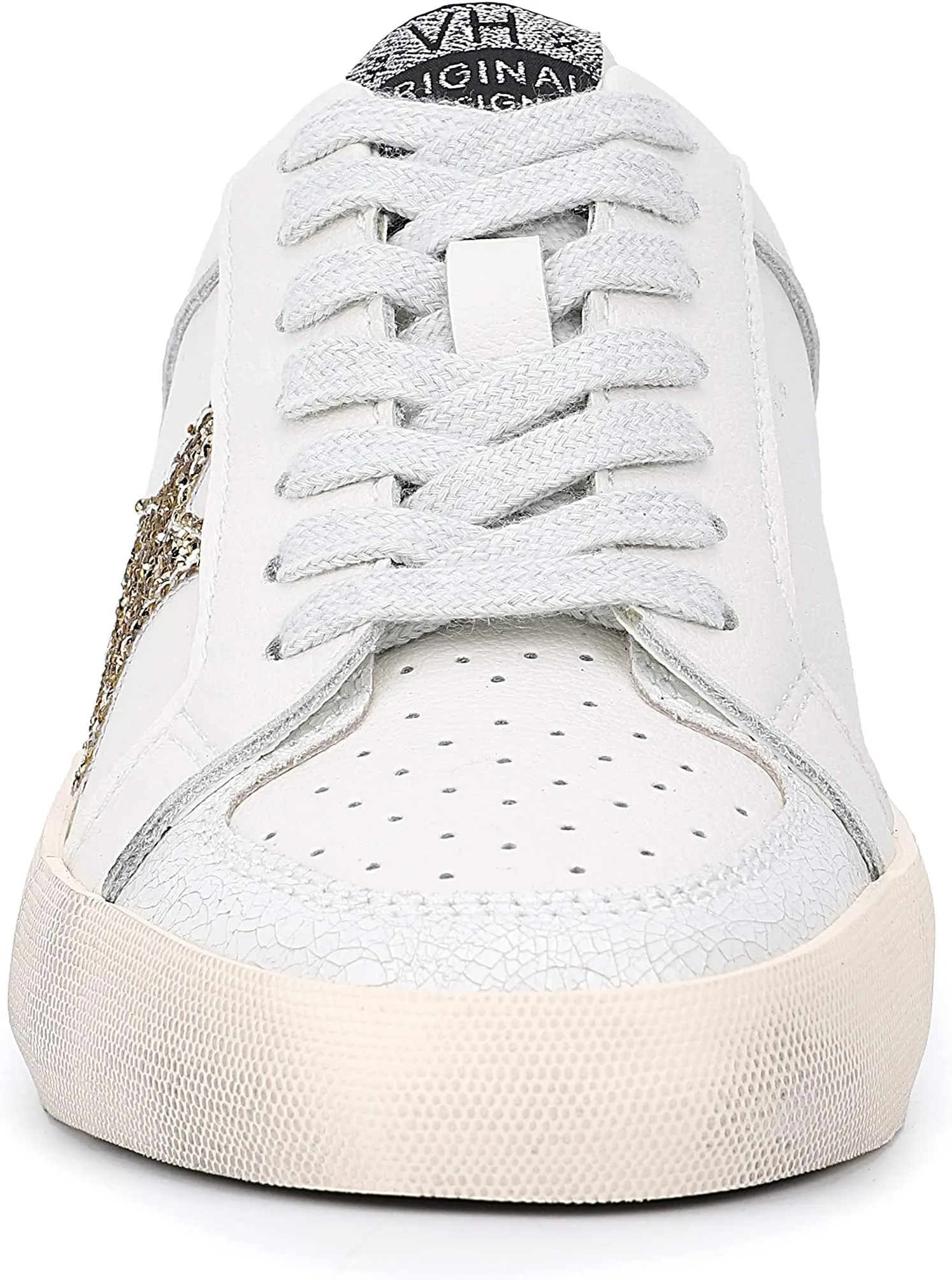 Magneev Vintage Havana Sneakers, White Multi