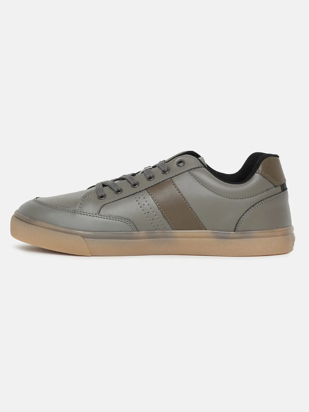 Men's Grey Colorblock Shoes