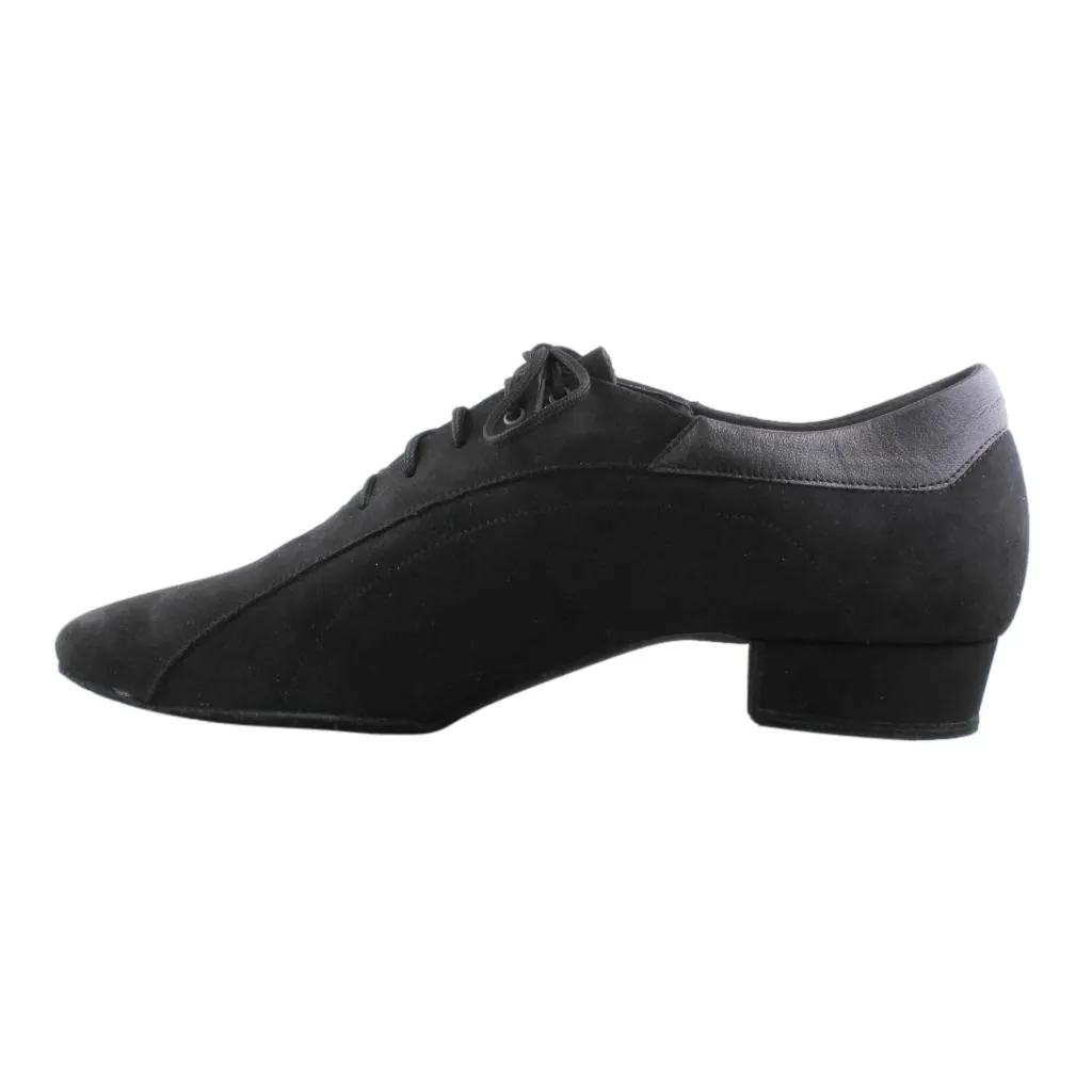 Men's Smooth Dance Shoes, 1115 Franco, Black Nubuck