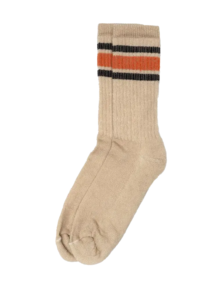 Merino Activity Socks- Tan/Rust