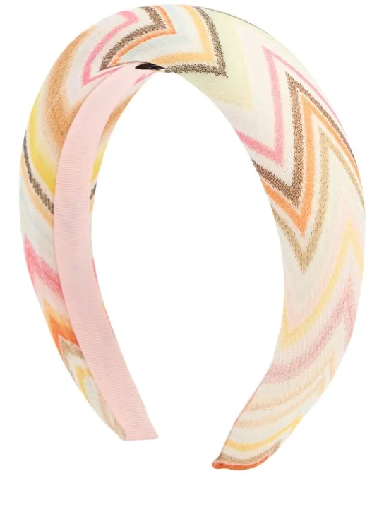 Missoni   Zig zag print cotton headband 