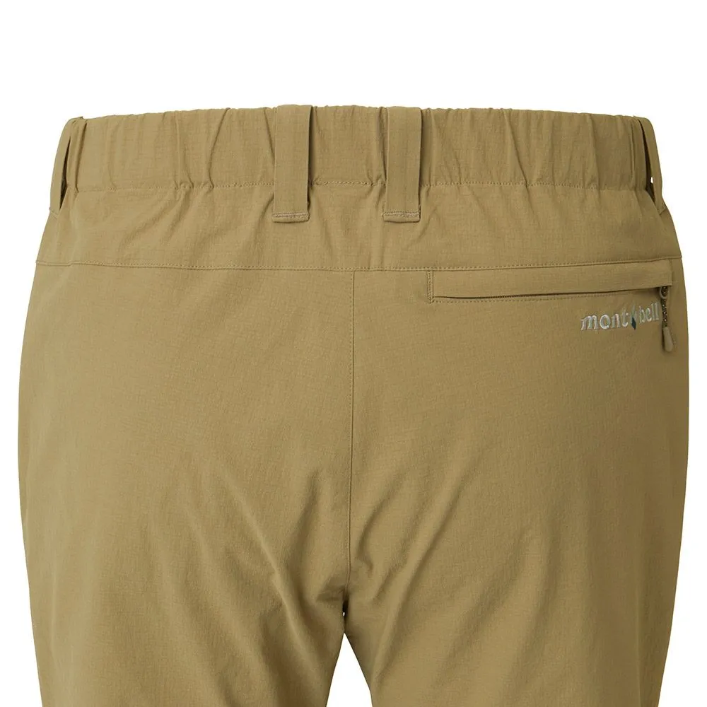 Montbell Pants Men's O.D. Pants Light with Belt Loops  - Excellent Stretch Water-repellent