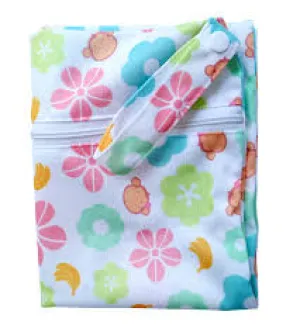 Moo Moo Kow Wet Bag - Mooky Flower (Large)