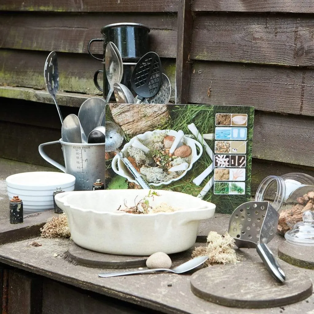 Mud Kitchen Activity Cards