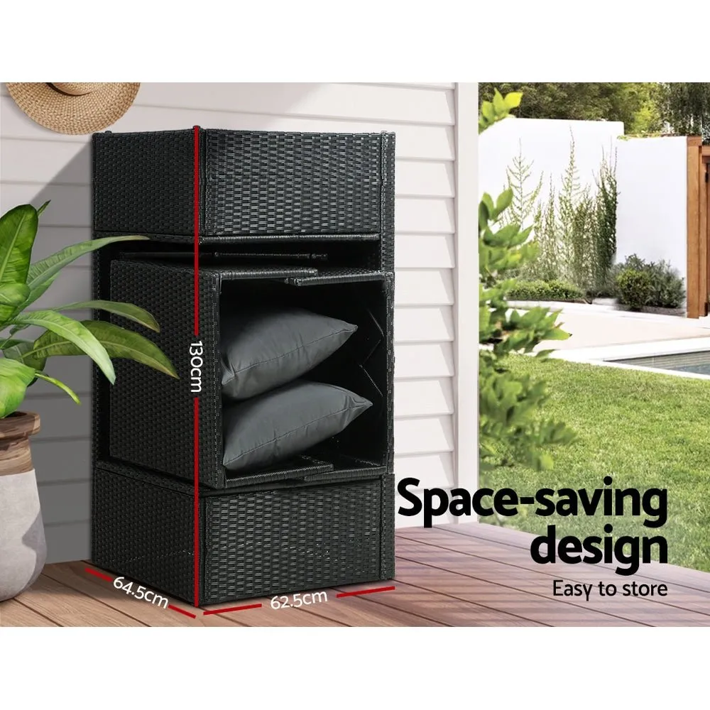 Multi Function Outdoor Setting - Black