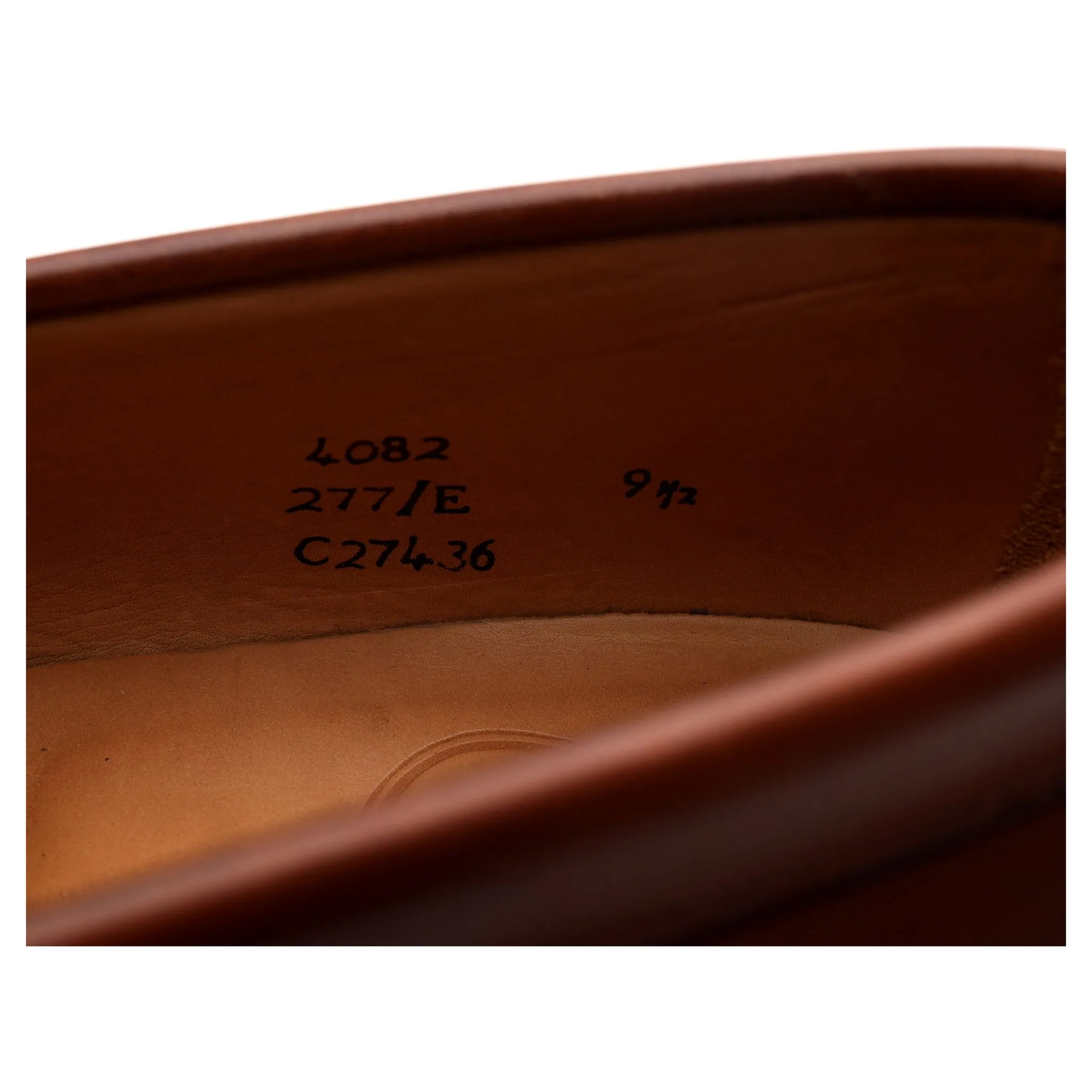 New & Lingwood Tan Brown Leather Loafers UK 9.5 E