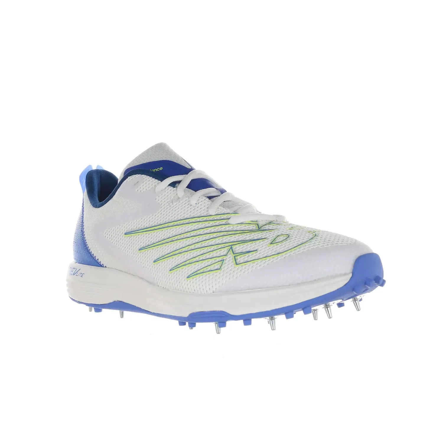 New Balance CK10R5 Metal Spike Cricket Shoe, White