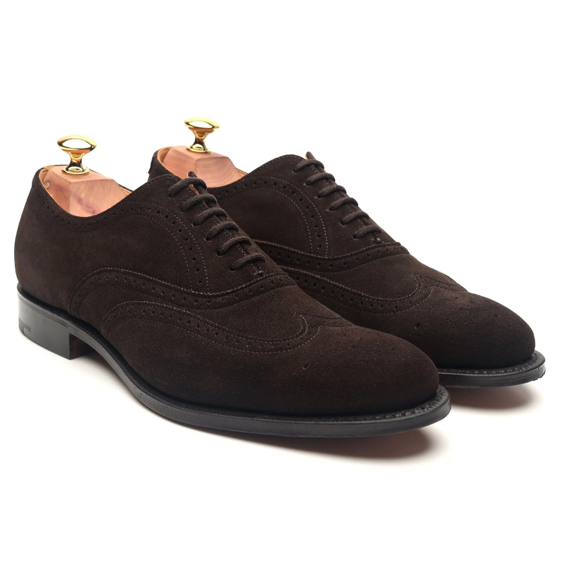 'New York' Brown Suede Brogues UK 6.5 F