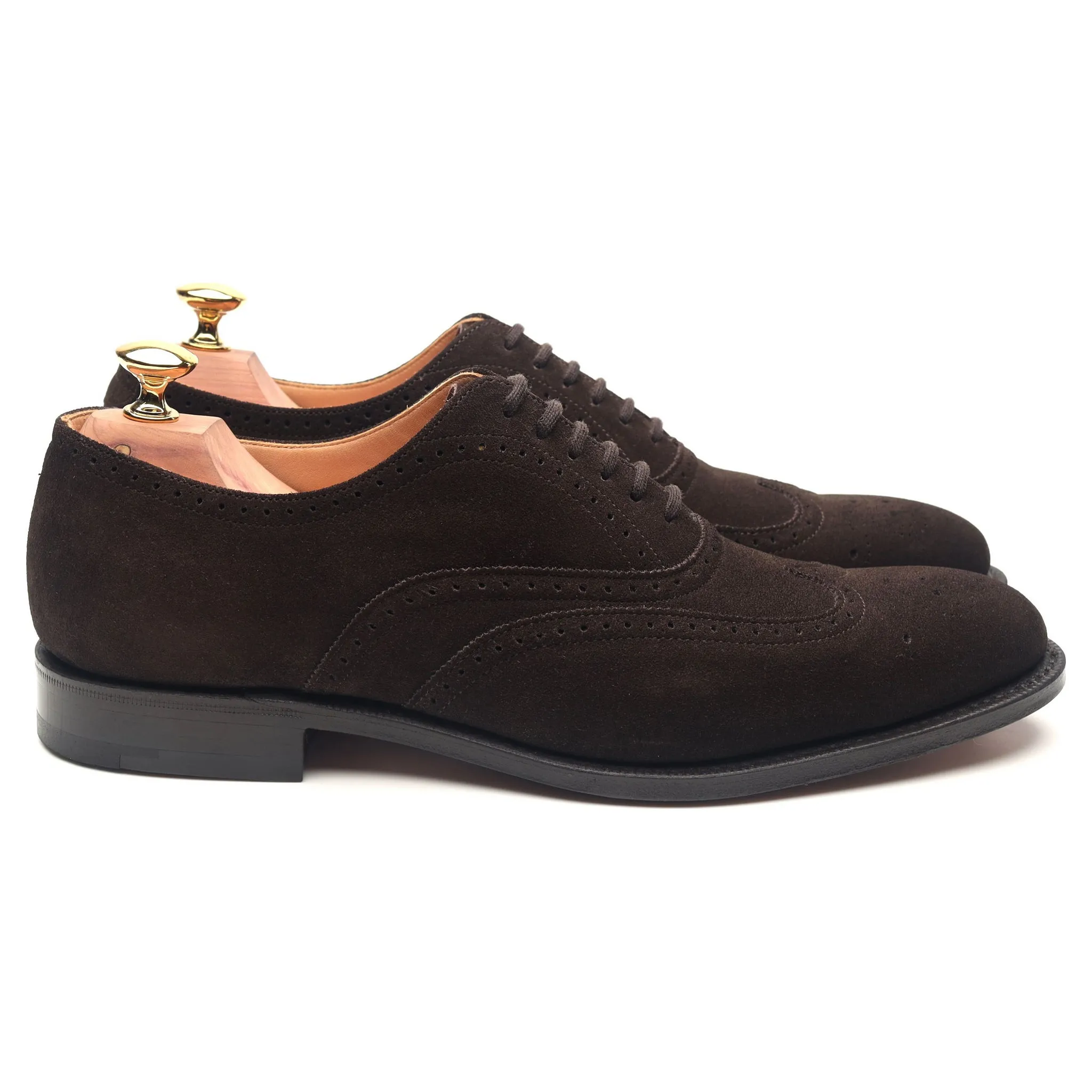 'New York' Brown Suede Brogues UK 6.5 F