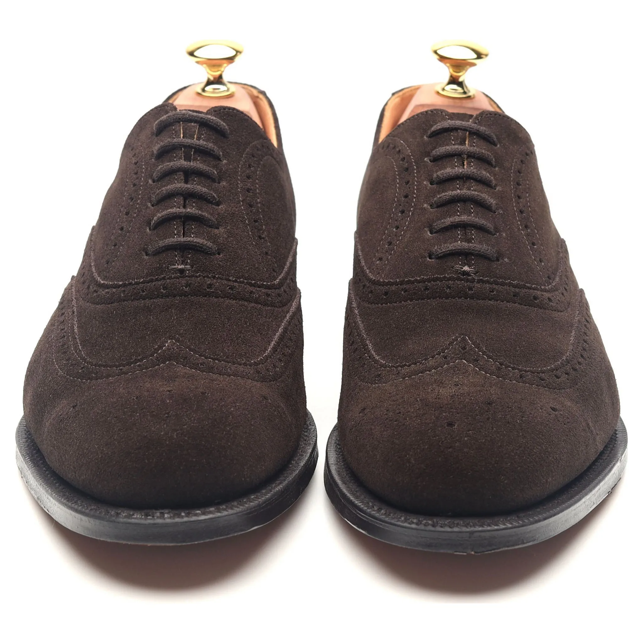 'New York' Brown Suede Brogues UK 6.5 F