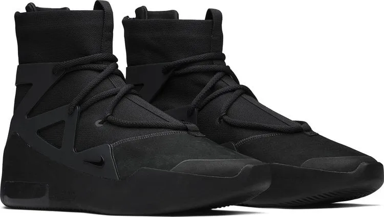 Nike Air Fear of God 1 'Triple Black' Sneakers, Black