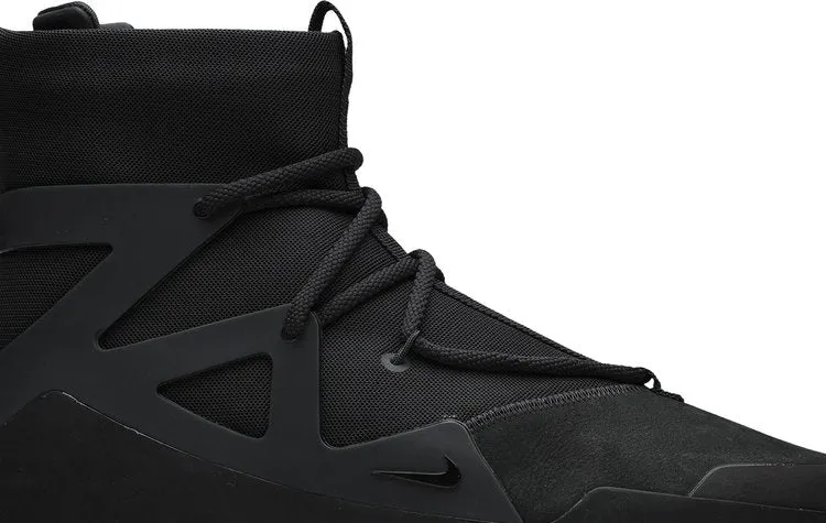 Nike Air Fear of God 1 'Triple Black' Sneakers, Black