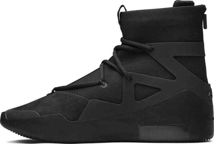 Nike Air Fear of God 1 'Triple Black' Sneakers, Black