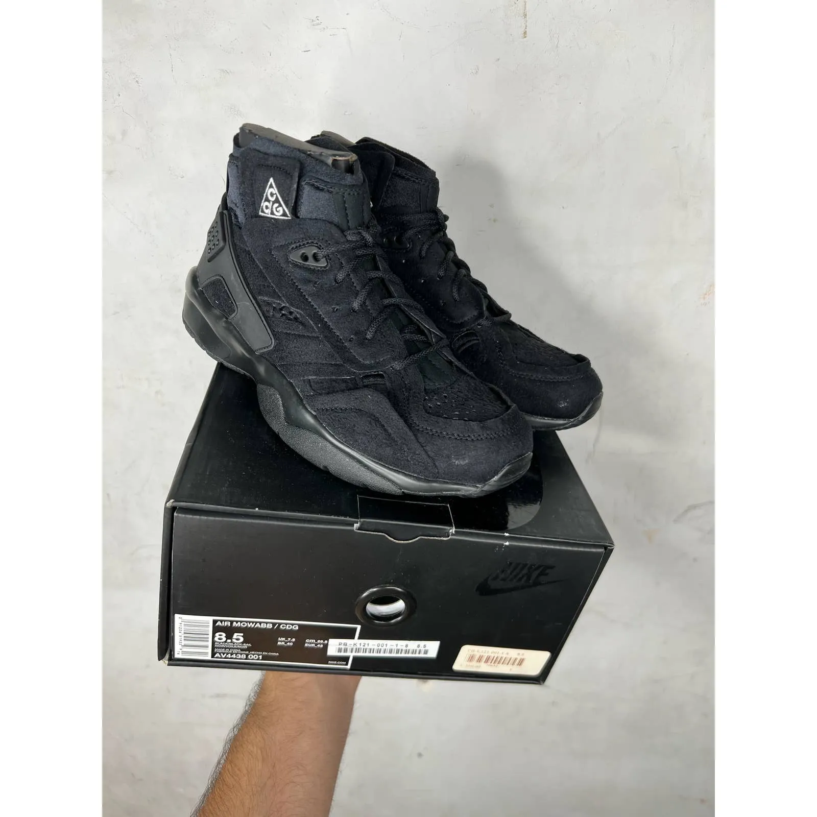 Nike Air Mowabb CDG Black