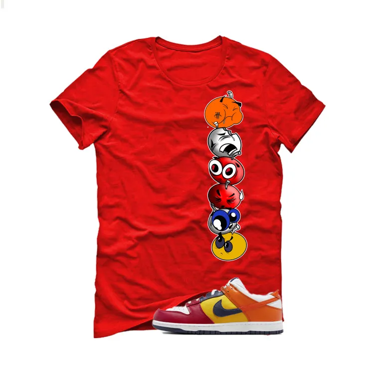 Nike Dunk Low CO.JP What The Red T-Shirt (Cherry Stack)| illcurrency