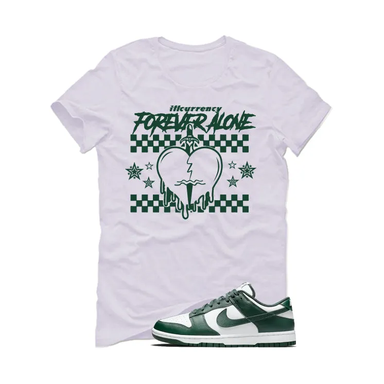 Nike Dunk Low Michigan State White T-Shirt (Forever Alone)