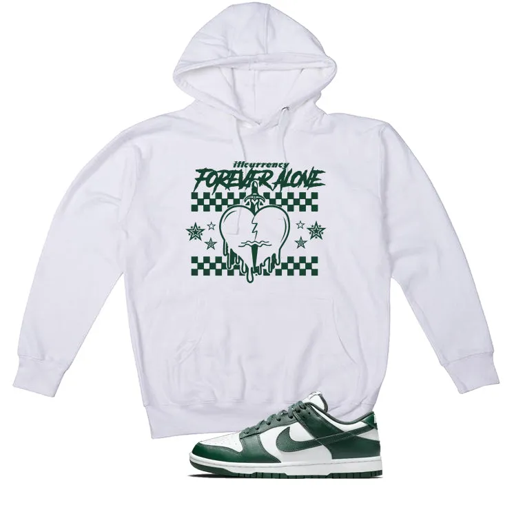 Nike Dunk Low Michigan State White T-Shirt (Forever Alone)