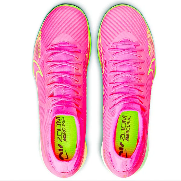 Nike Zoom Superfly 9 Academy Indoor Soccer Shoes (Pink Blast/Volt-Gridiron)