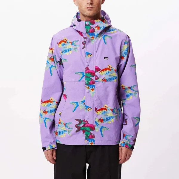 Obey Fishbowl Jacket - Lavender Silk Multi