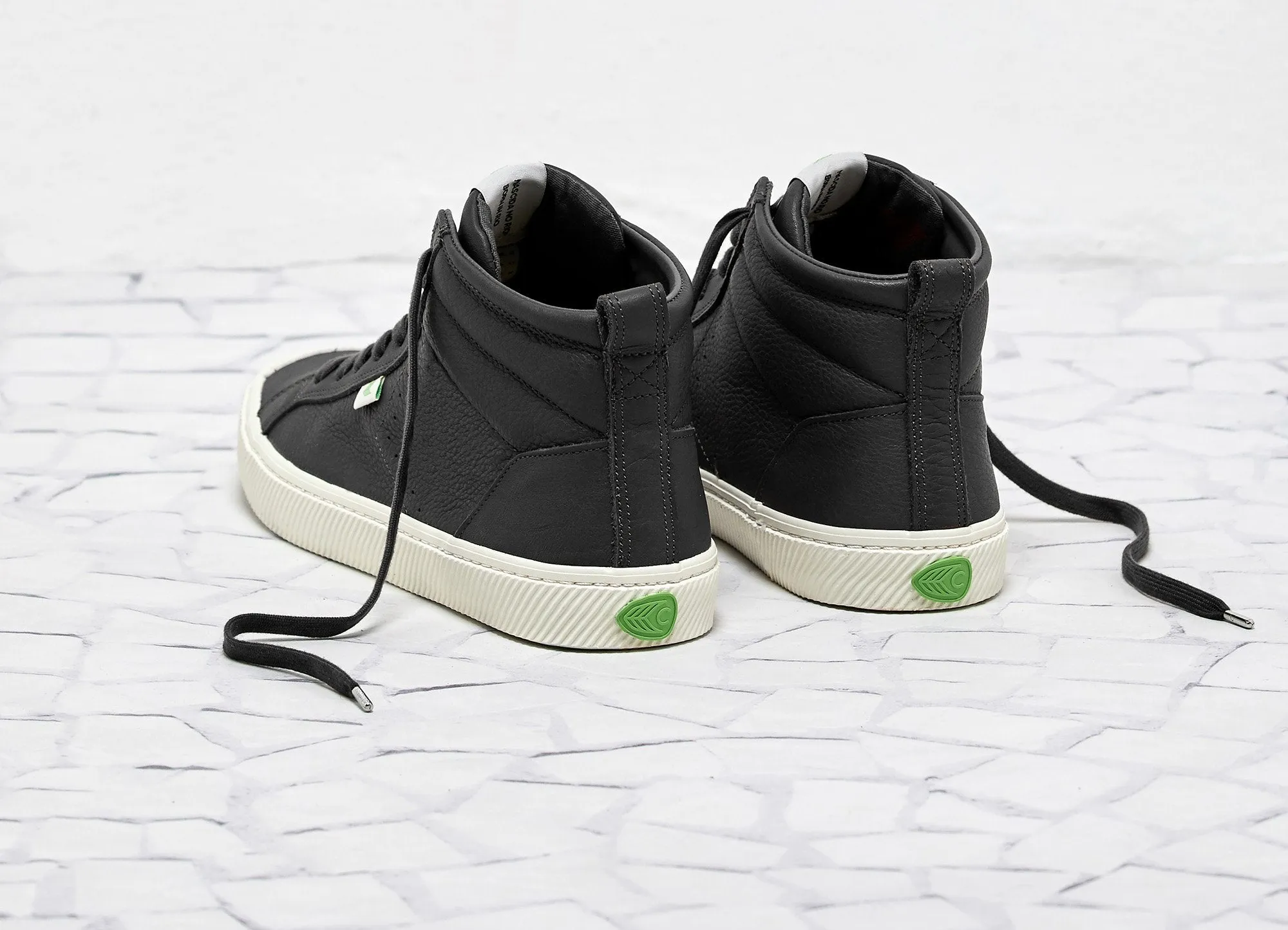 OCA High Black Premium Leather Sneaker Women