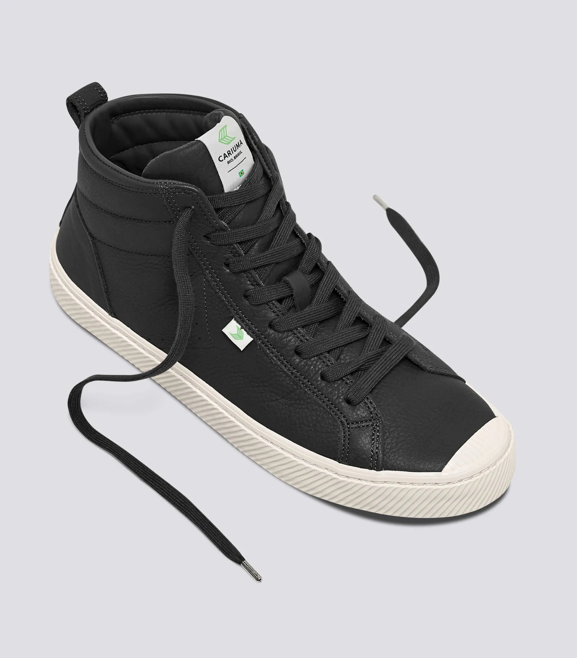 OCA High Black Premium Leather Sneaker Women